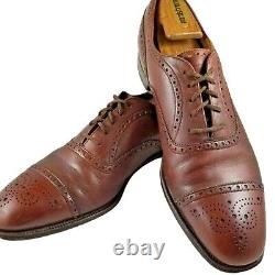 Vintage Church's English Dress Shoes Brown Leather Oxfords Men 11.5 Custom Grade