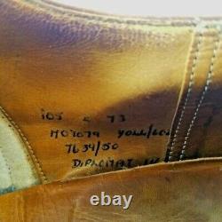 Vintage Church's English Dress Shoes Brown Leather Oxfords Men 11.5 Custom Grade