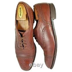 Vintage Church's English Dress Shoes Brown Leather Oxfords Men 11.5 Custom Grade