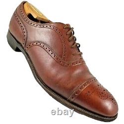 Vintage Church's English Dress Shoes Brown Leather Oxfords Men 11.5 Custom Grade