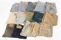 Vintage Corduroy Jeans Levis Trousers Pants Job Lot Wholesale Grade B x50-lot795