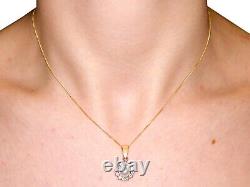 Vintage Cultured Pearl and 0.48ct Diamond 14ct Yellow Gold Pendant Circa 1970