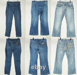 Vintage Denim Jeans Wrangler Lee Levis Job Lot Wholesale Grade A-B x40 -Lot645