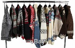 Vintage Icelandic Style Jumper Knitwear Wholesale Job Lot X10 Pieces Grade A