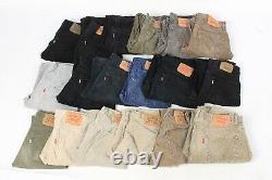 Vintage Levis Corduroy Trousers Pants Wholesale Grade A Minus Job Lot x25-Lot796