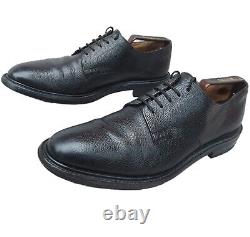 Vintage Men's Church's Custom Grade Black Leather Brogue Shoes Made in England