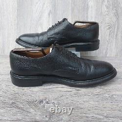 Vintage Men's Church's Custom Grade Black Leather Brogue Shoes Made in England