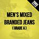 Vintage Mixed Branded Men's Jeans (grade A) (20kg Sealed Sack) Bulk / Wholesale
