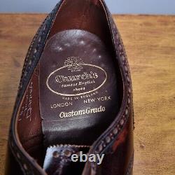 Vintage Rare Church's Leather Shoes Made In England Custom Grade