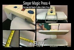 Vintage Singer Magic Press 4 Commercial Grade Clothes Press new pad & cover