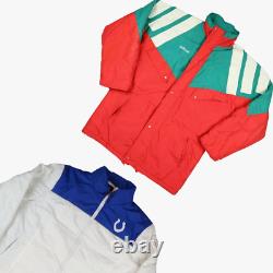 Vintage Wholesale Branded Jackets Adidas Nike Fila etc Job Lot Grade A X15