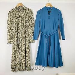 Vintage Wholesale Job Lot #E 20 x 70s Long Sleeve Winter Dresses A Grade