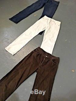 Vintage Wholesale Lot 1000kg Levi 501 Colour Denim Jeans Grade A/B Mix