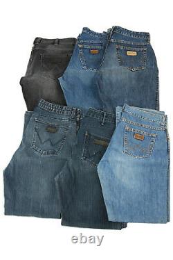 Vintage Wrangler Denim Jeans 90s Retro Job Lot Wholesale Grade A x30 -Lot800
