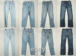 Vintage Wrangler Denim Jeans Mens Retro Job Lot Wholesale Grade A x40 -Lot644