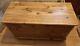 Vintage Pine Ottoman Storage Box/tool Box -custom Removable Shelves