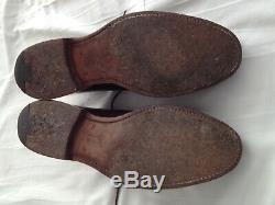 Vtg CHURCH'S Glenshee Shoes UK 8 F Nevada Calf Custom Grade PRADA English Made
