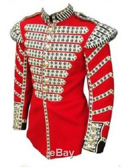 WELSH DRUMMER Red/White Tunic Ceremonial British Army Uniform Grade 1