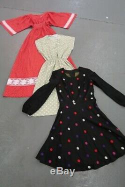WHOLESALE VINTAGE DRESS MIX MIXED GRADE 70's 80's 90's X 200 CLEARANCE