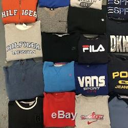 Wholesale Branded Vintage Sweatshirts Grade A Tommy Hilfiger Polo Sport Nike 32