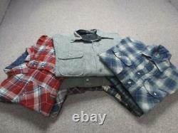 Wholesale Job Lot 15x Grade A Vintage Wool Blend Shirts Mixed 6kg / Ref W00090