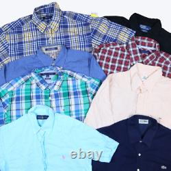 Wholesale Job Lot Branded Shirts Tommy, Lacoste, Levis, Nautica etc X44 Grade A