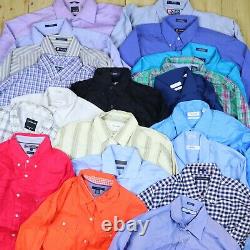 Wholesale Job Lot Branded Shirts Tommy, Lacoste, Levis, Nautica etc X44 Grade A