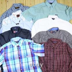 Wholesale Job Lot Branded Shirts Tommy, Lacoste, Levis, Nautica etc X48 Grade A