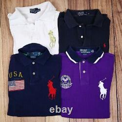 Wholesale Job Lot Mens Womens Polo Ralph Lauren Vintage T-Shirts Top X20 Grade A