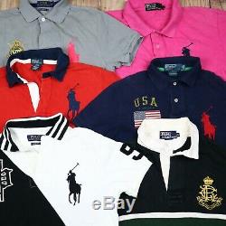 Wholesale Job Lot Mens Womens Polo Ralph Lauren Vintage T-Shirts Top X77 Grade A