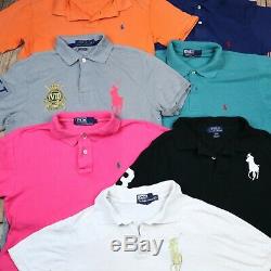 Wholesale Job Lot Mens Womens Polo Ralph Lauren Vintage T-Shirts Top X77 Grade A
