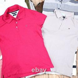Wholesale Job Lot Mens Womens Tommy Hilfiger Vintage Polo T-Shirts X25 Grade A