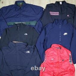 Wholesale Job Lot Mens Womens Vintage Branded Jackets X20 Grade A