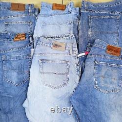 Wholesale Job Lot Mens Womens Vintage Branded Jeans and Chinos Mix X32 Grade A