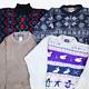 Wholesale Job Lot Mens Womens Vintage Branded Knitwear Sweaters X25 Grade A