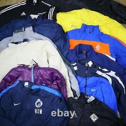 Wholesale Job Lot Nike Adidas Reebok etc Vintage Shell Jackets X27 Grade A