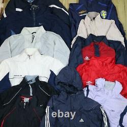 Wholesale Job Lot Nike Adidas Reebok etc Vintage Shell Jackets X30 Grade A