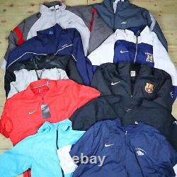 Wholesale Job Lot Nike Adidas Reebok etc Vintage Shell Jackets X30 Grade A