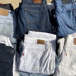 Wholesale Joblot Grade B Designer Jeans Levis Wrangler Diesel Jeans 30 Pieces