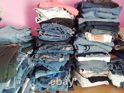 Wholesale Joblot Of Designer Mens 10 Pairs Grade B Jeans Bundle