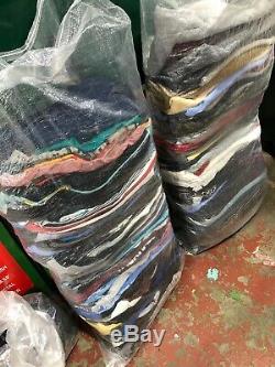 Wholesale Joblot Used Second Hand Clothes Shoes 25Kg Sacks Bags Cream, Grade 1&2