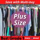 Wholesale Second Hand Used Clothing Women's 12kg Plus Size Grade A
