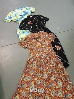 Wholesale Vintage Retro 90s Dresses Mixed Grade And Styles X 230 Clearance