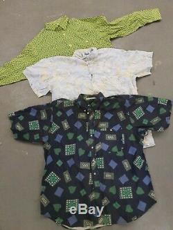 Wholesale Vintage Retro Pattern Shirt Mixed Grade X 100 Clearance Price
