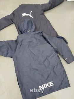 Wholesale vintage sport branded unbranded winter coats long line grade B x 85