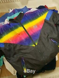 Wholesale vintage track shell tops mix grade festival jackets x 160 Clearance