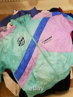 Wholesale vintage track shell tops mix grade festival jackets x 160 Clearance