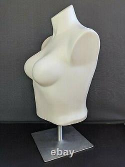 Women Mannequin XL Plus Size Half Body Torso Dress Form Commercial Grade