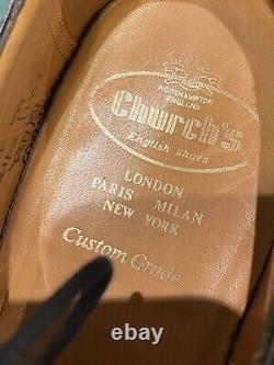 Wonderful Church's Shoes Custom Grade Cranfield Size UK 8